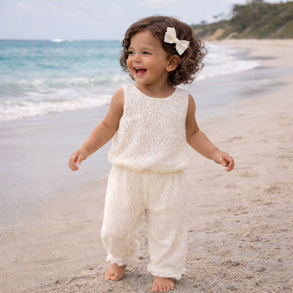 Noé Knit Set – Cream Sand