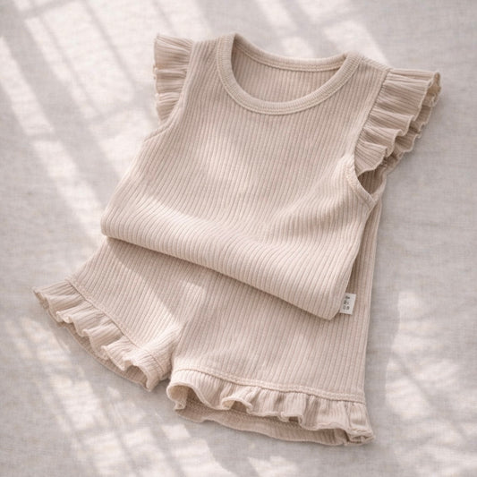 Baby 2-Piece Set – Ruffle Cotton Collection