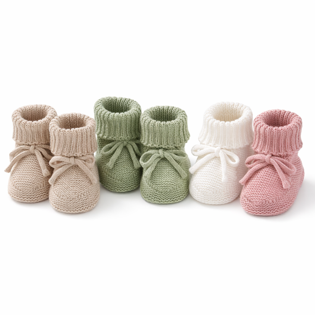 Knit Booties – Cozy Baby Shoes