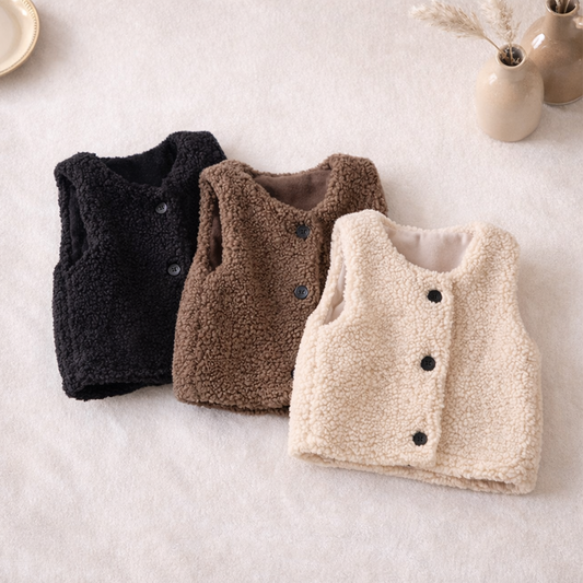 Teddy Vest – Cozy Knit Essential