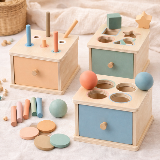 Montessori Discovery Box – Shape & Sort Drawer