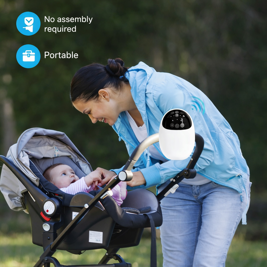 Baby Rocker Pro – All-in-one Slimme Kinderwagen Wieger