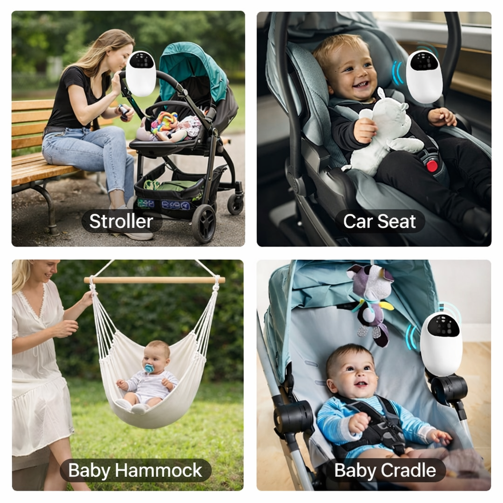 Baby Rocker Pro – All-in-one Slimme Kinderwagen Wieger