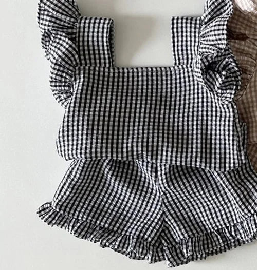 Chloé Gingham Summer Set – Top & Bloomer