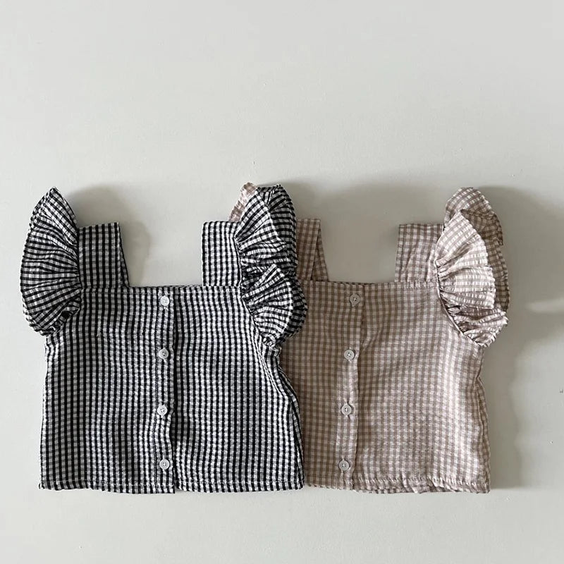 Chloé Gingham Summer Set – Top & Bloomer