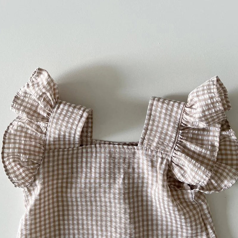 Chloé Gingham Summer Set – Top & Bloomer