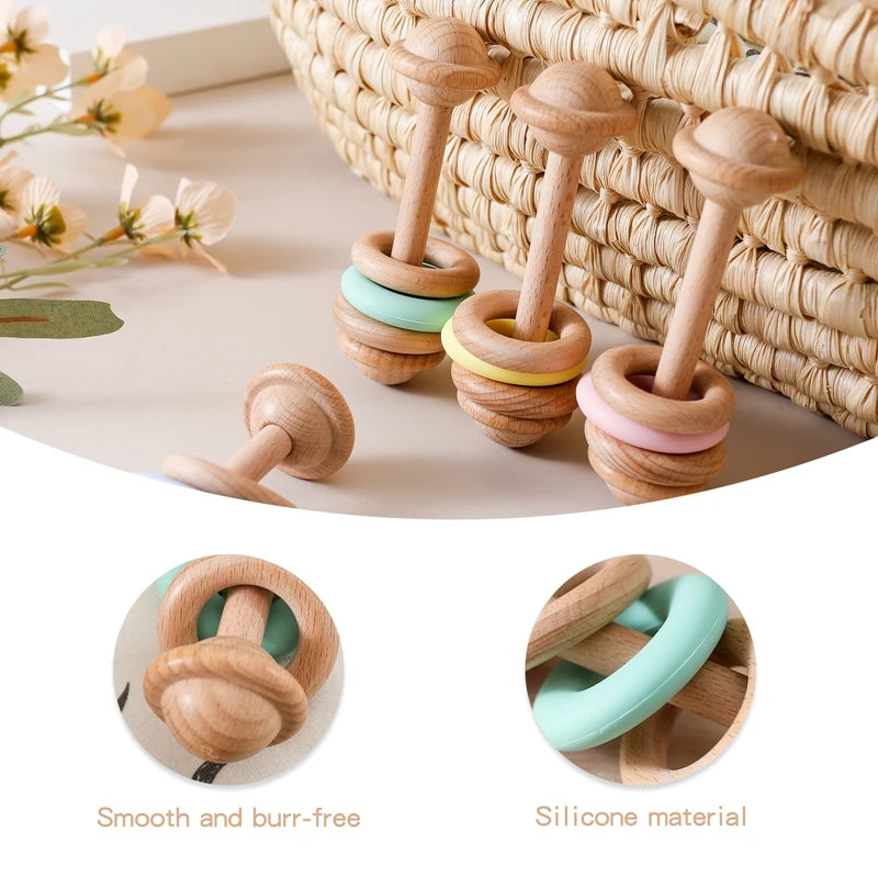 Lumé Rattle – Natural Teething Toy