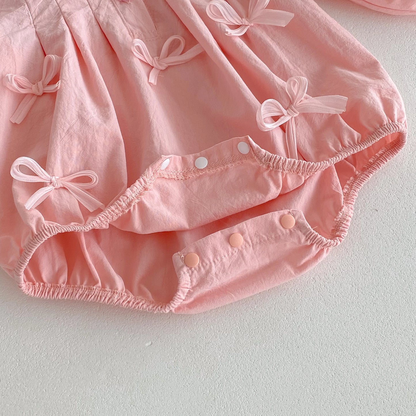 Lumi Romper – Delicate Bow Detail
