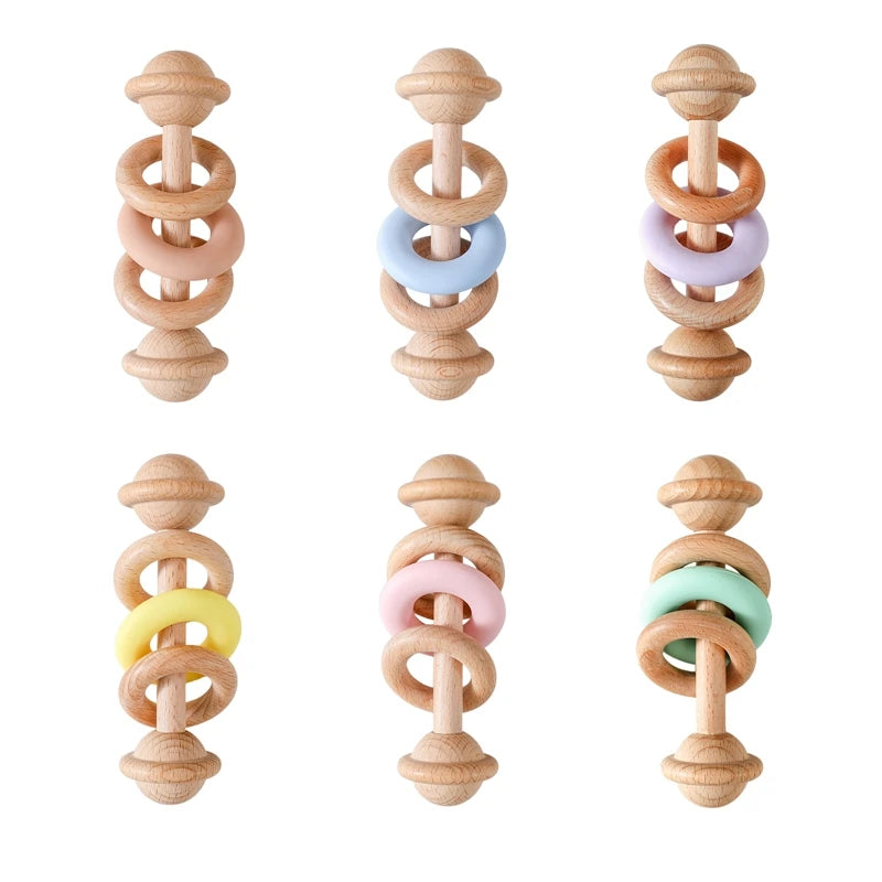 Lumé Rattle – Natural Teething Toy