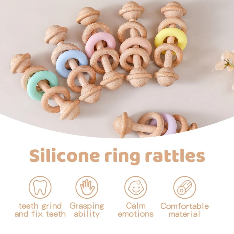 Lumé Rattle – Natural Teething Toy